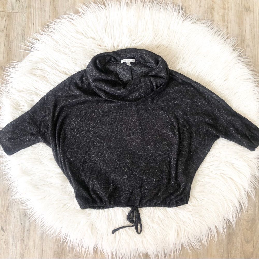 Black Cropped Sweater 